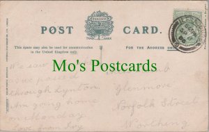 Genealogy Postcard - Lamb, Glenmore, Norfolk Street, Worthing, Sussex   GL825