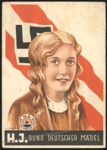 3rd Reich Germany HJ BDM Hitler Youth Girl Unused 111493