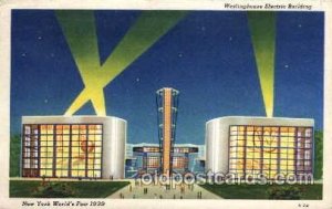 Westinghouse Bldg. New York Worlds Fair 1939 Exhibition 1939 Light crease and...