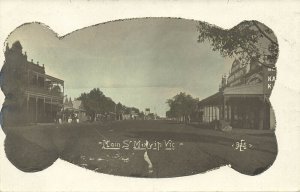 australia, VIC, MINYIP, Main Street (1907) RPPC Postcard