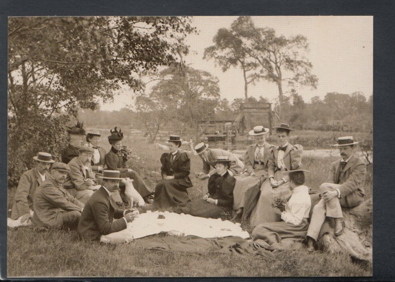 Social History Postcard-English Scenes Early 1900's, Picnic in The Country T7543