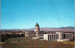 Salt Lake City Utah State Capitol State Office Building c1957 Vintage Postcard