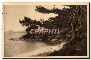 Old Postcard The islands of Porquerolles & # 39Hyeres beach d & # 39argent
