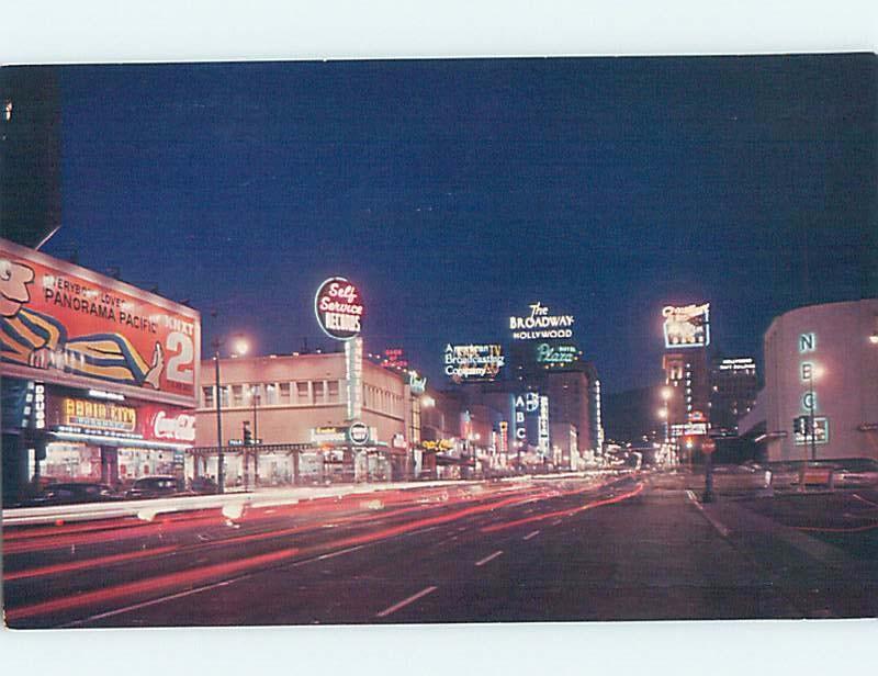 Unused Pre-1980 STREET SCENE Hollywood - Los Angeles California CA hp1853