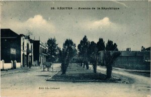 CPA AK MAROC KENITRA - Avenue de la Republique (219107)