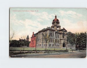 Postcard Cass County Court House Fargo North Dakota USA