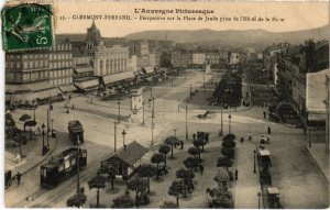 CPA Clermont-Ferrand Perspective s la Place de JAude FRANCE (1288426)
