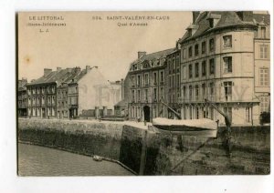 289390 FRANCE SAINT-VALERY-EN-CAUX quay d'Amont Vintage postcard