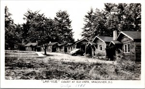 Real Photo Postcard LAK-VUE Court Rio Vista, Vancouver, British Columbia~133592