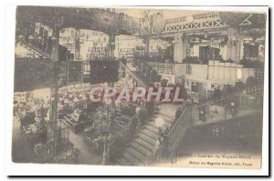 Troyes Old Postcard inside stores reunited