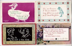 4 - Old Cards with Verses