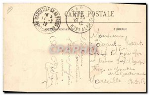 Old Postcard Jet Aviation Bleriot monoplane on Daucourt