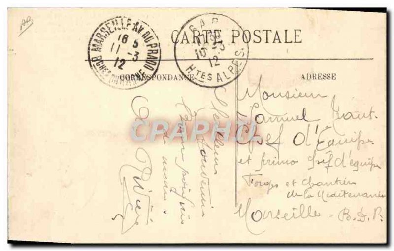 Old Postcard Jet Aviation Bleriot monoplane on Daucourt