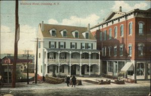 Ossining NY Weskora Hotel 1909 Used Postcard