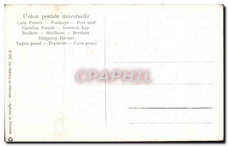 Postcard Ancient Egypt The Sphinx Simoun