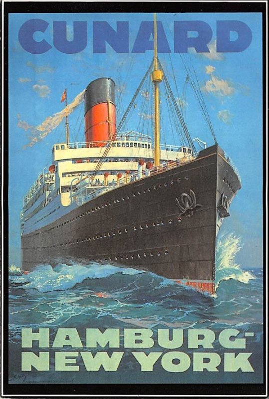 Lancastria Cunard Line & Interior Vies Ship Unused 