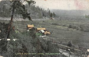 H56/ Goldendale Washington Postcard 1910 Little Klickitat Farm Home