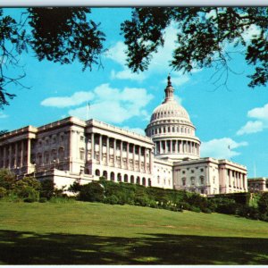 c1960s Washington DC Capitol Mirro-Krome Chrome Photo PC Silberne Souvenir A307