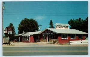 GRAYLING, MI Michigan ~ Roadside BEAR'S COUNTRY INN Restaurant c1970s Postcard