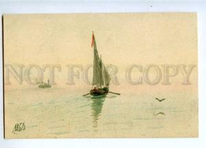 224102 RUSSIA Lagorio Yacht Myussarovskie Mondays old postcard
