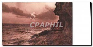 Old Postcard Angoulins on sea sunset Pointe du Chay
