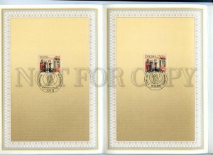 468010 Germany 1993 year first day folding sheet Hedwig together with Poland