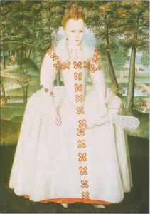 Art Postcard - Portrait of Elizabeth of Bohemia, Robert Peake The Elder RR22342