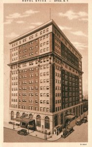 Vintage Postcard 1920's Hotel Utica Historic Landmark Vacation Utica New York NY 