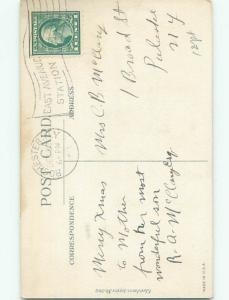 Divided-Back CHRISTMAS SCENE Great Postcard W9931