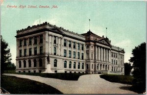 Postcard NE Omaha High School