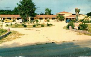 Florida Dade City Rainbow Fountain Motel 1963
