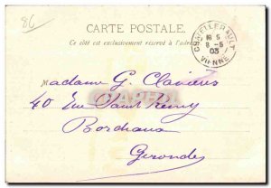 Old Postcard Chatellerault (Vienna) From Housing fifteenth Sieele