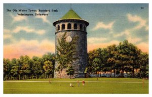 Postcard TOWER SCENE Wilmington Delaware DE AT6714
