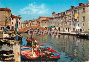 Modern Postcard Chioggia channel vena