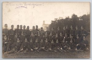 RPPC German Sharp Shooters WW1 Era Military Real Photo Postcard M26