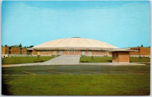 VINTAGE POSTCARD REED GREEN COLISEUM AT UNIVERSITY OF SOUTHERN MISSISSIPPI 1970s