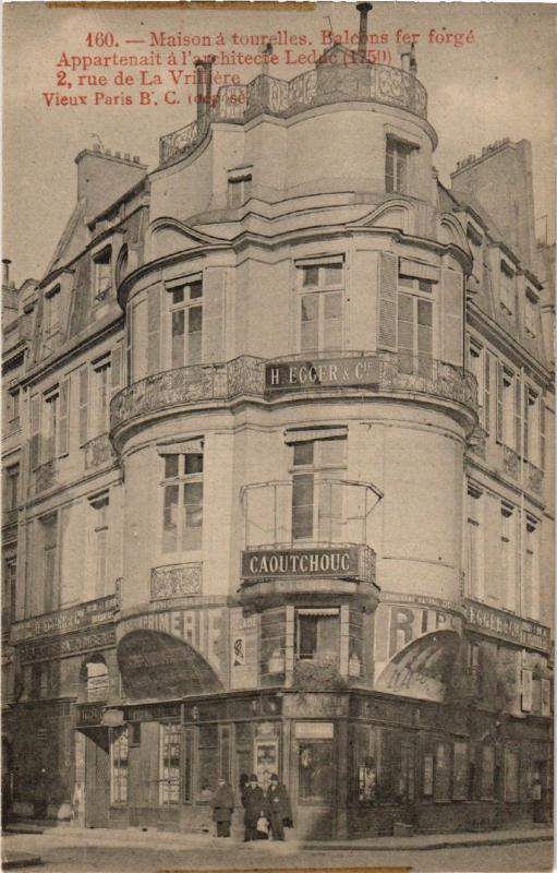 CPA AK PARIS (1e) 2, Rue de la Vrilliere. Maison a tourelles (537014)