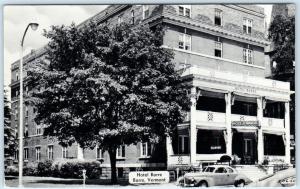 BARRE, Vermont  VT   Roadside HOTEL BARRE  1953  Cars   Postcard