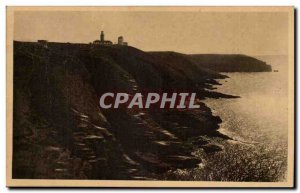 Cap Frehel - The Moat and Semaphore - Old Postcard