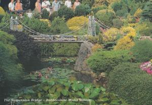 Suspension Bridge Babbacombe Toy Model Village Devon Postcard