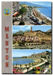 Modern Postcard The French Riviera Menton Pearl of France