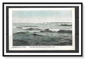 New Hampshire, Rye Beach - Surf From State Boulevard - [NH-110]