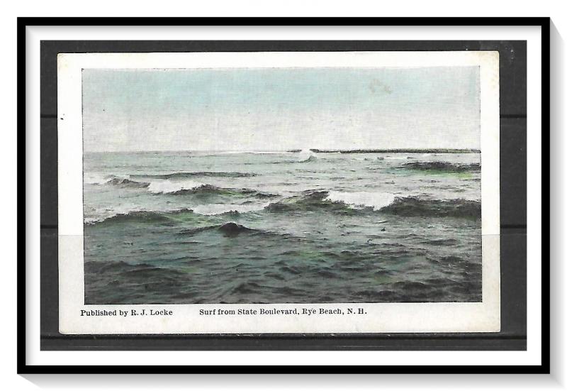 New Hampshire, Rye Beach - Surf From State Boulevard - [NH-110]