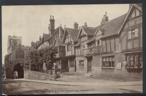 Warwickshire Postcard - The Leicester Hospital, Warwick    RS6496