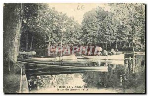 Old Postcard Bois de Vincennes The Lac des Minimes