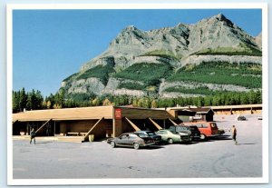 SASKATCHEWAN RIVER CROSSING RESORT Alberta Canada ~1980s Roadside 4x6 Postcard