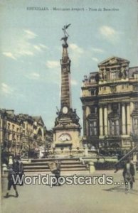 Monument Anspach, Place de Brouckere Bruxelles, Belgium Unused 