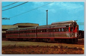 Railroad Locomotive Postcard - Chicago, Illinois - Rapid Transit #5001