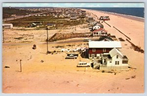 1950-1960's GREETINGS FROM FENWICK ISLAND DELAWARE POSTCARD AERIAL VIEW