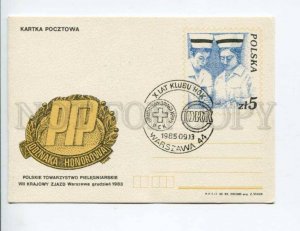 292133 POLAND 1985 postal card Warszawa Red Cross